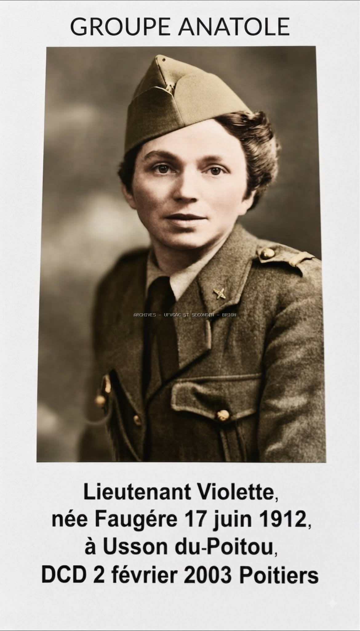 BONVALET VIOLETTE