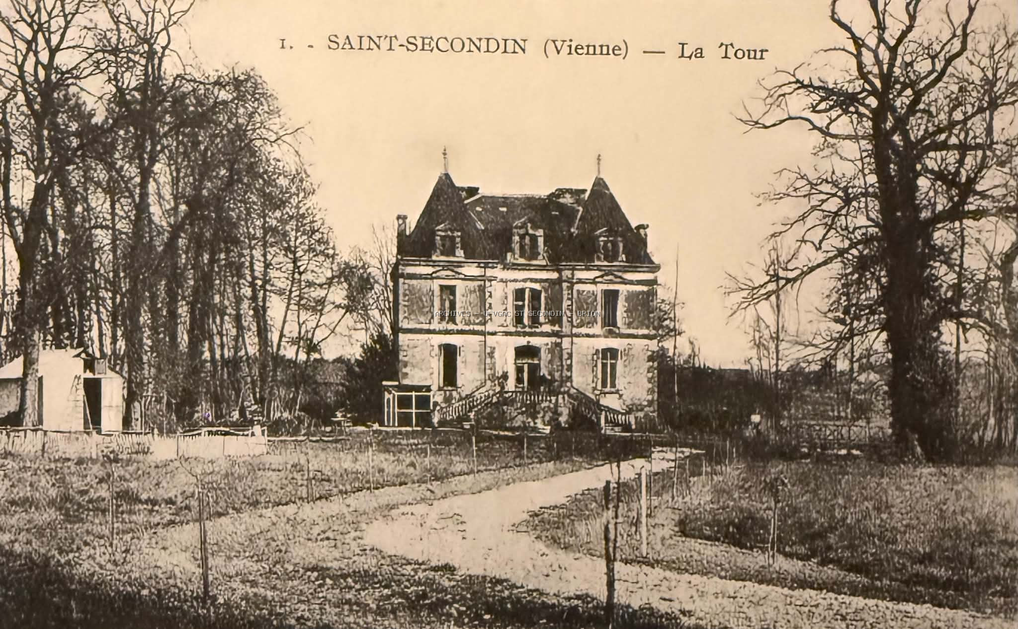 Carte postale Saint Secondin numéro 01