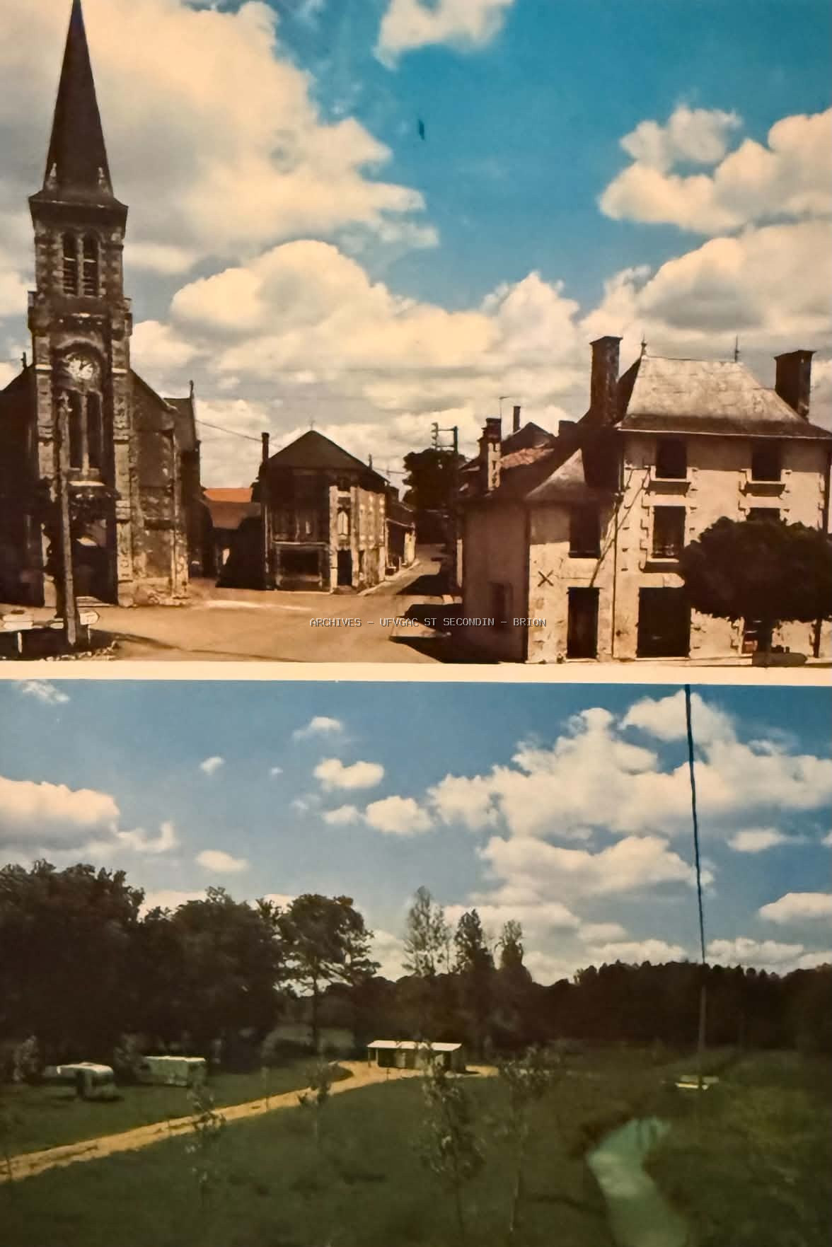 Carte postale Saint Secondin plus recente 02