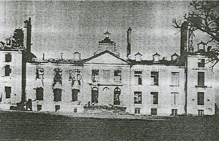 Chateau Roche de Bran   Incendie