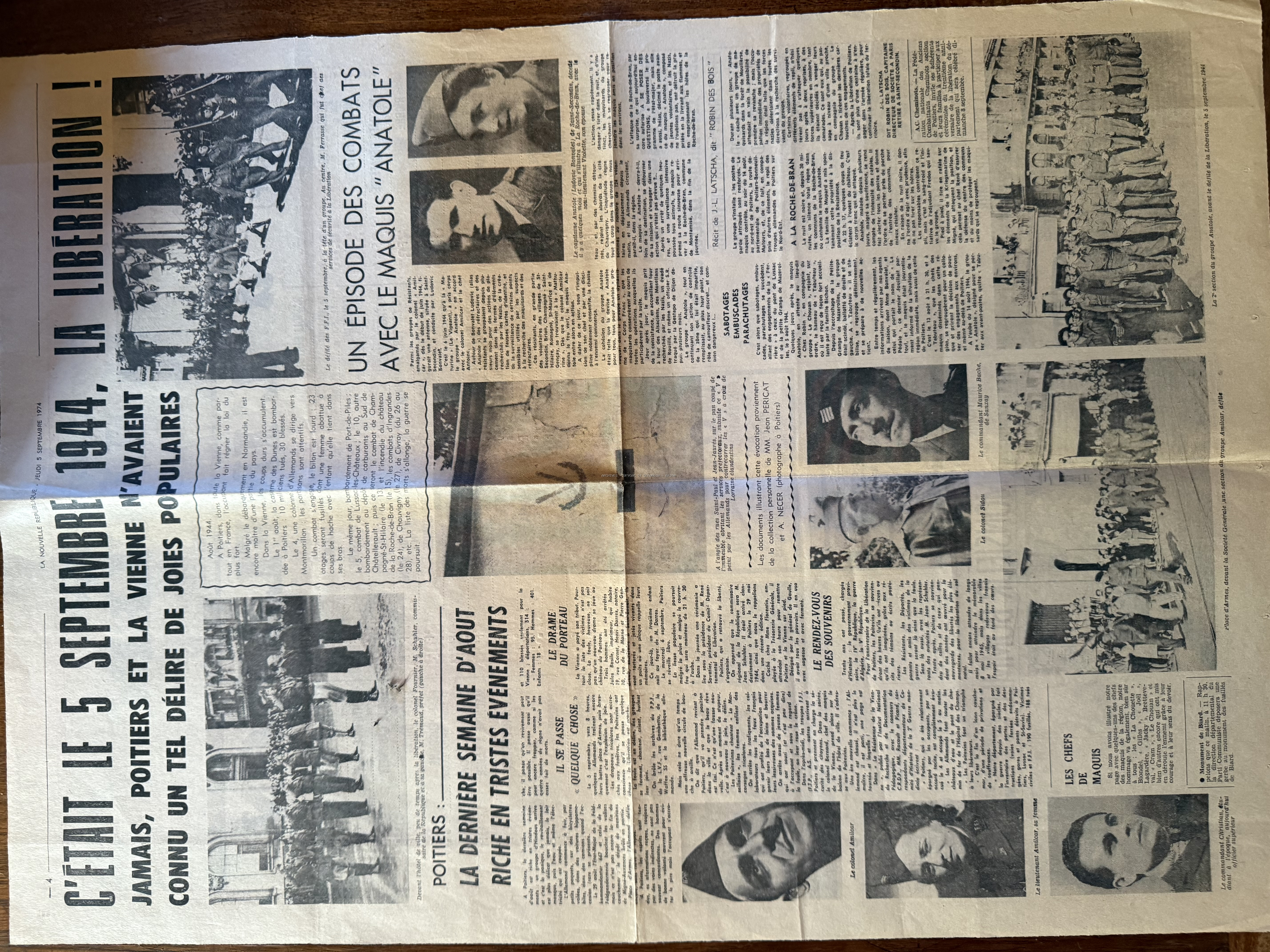 Journal sur la libération 05 09 1974