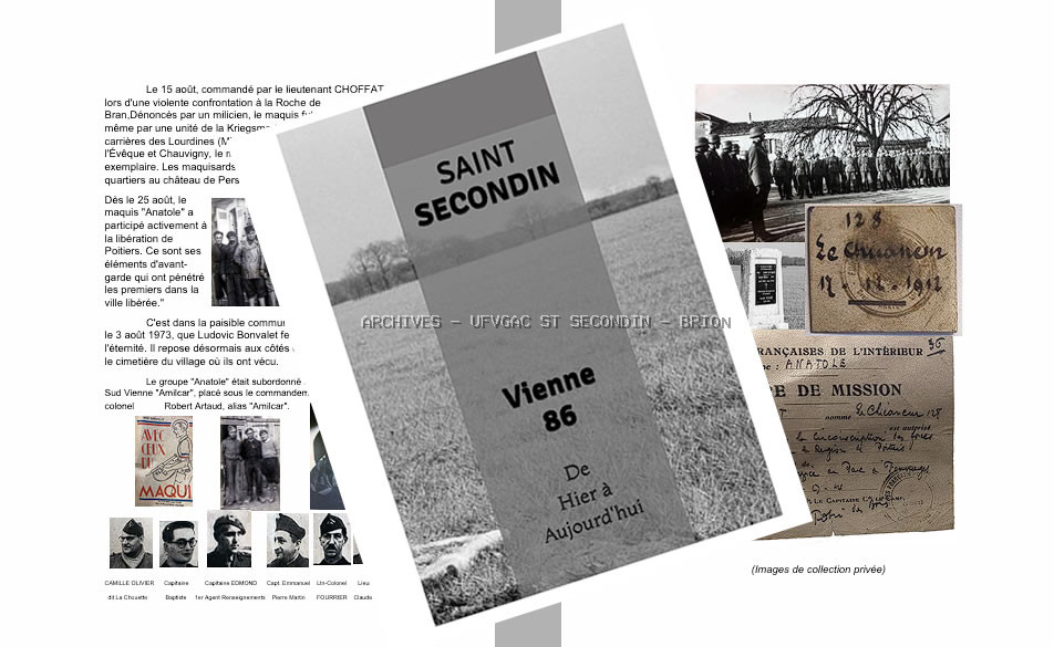 Livre concernant Saint Secondin auteur LADRA Alexandre