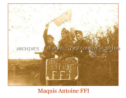 Maquis ANTOINE Sainte Liguoire de LE VIGEANT