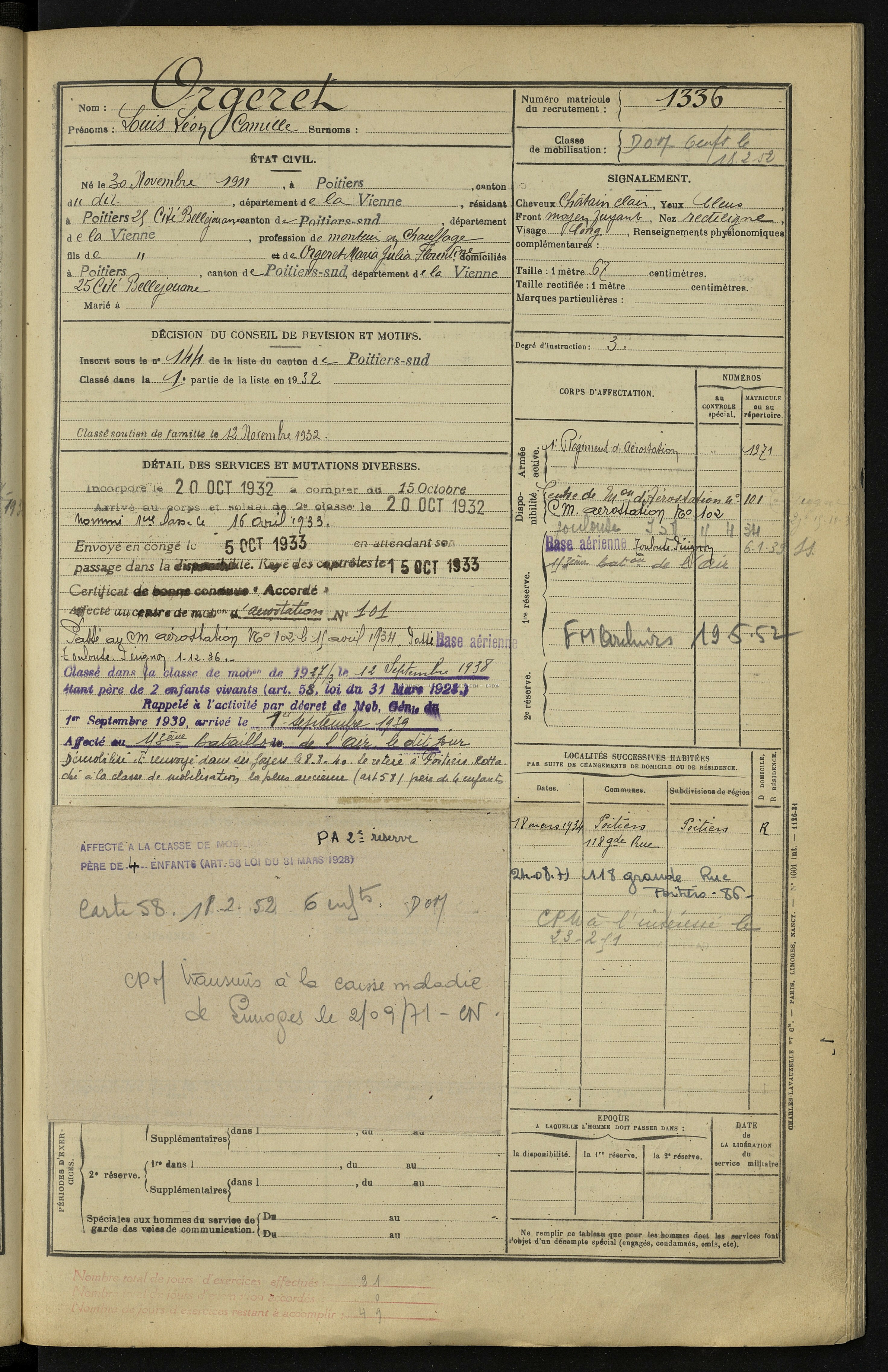 ORGERET Louis Léon Camille Maquis Anatole Registre inscrit ANATOLE partie 01