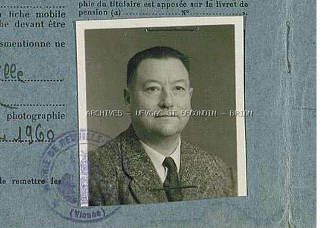RASSINOUX Marcel Photographie Registre ANATOLE