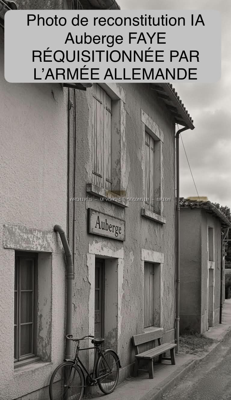 Reconstitution IA Auberge FAYE Saint Secondin