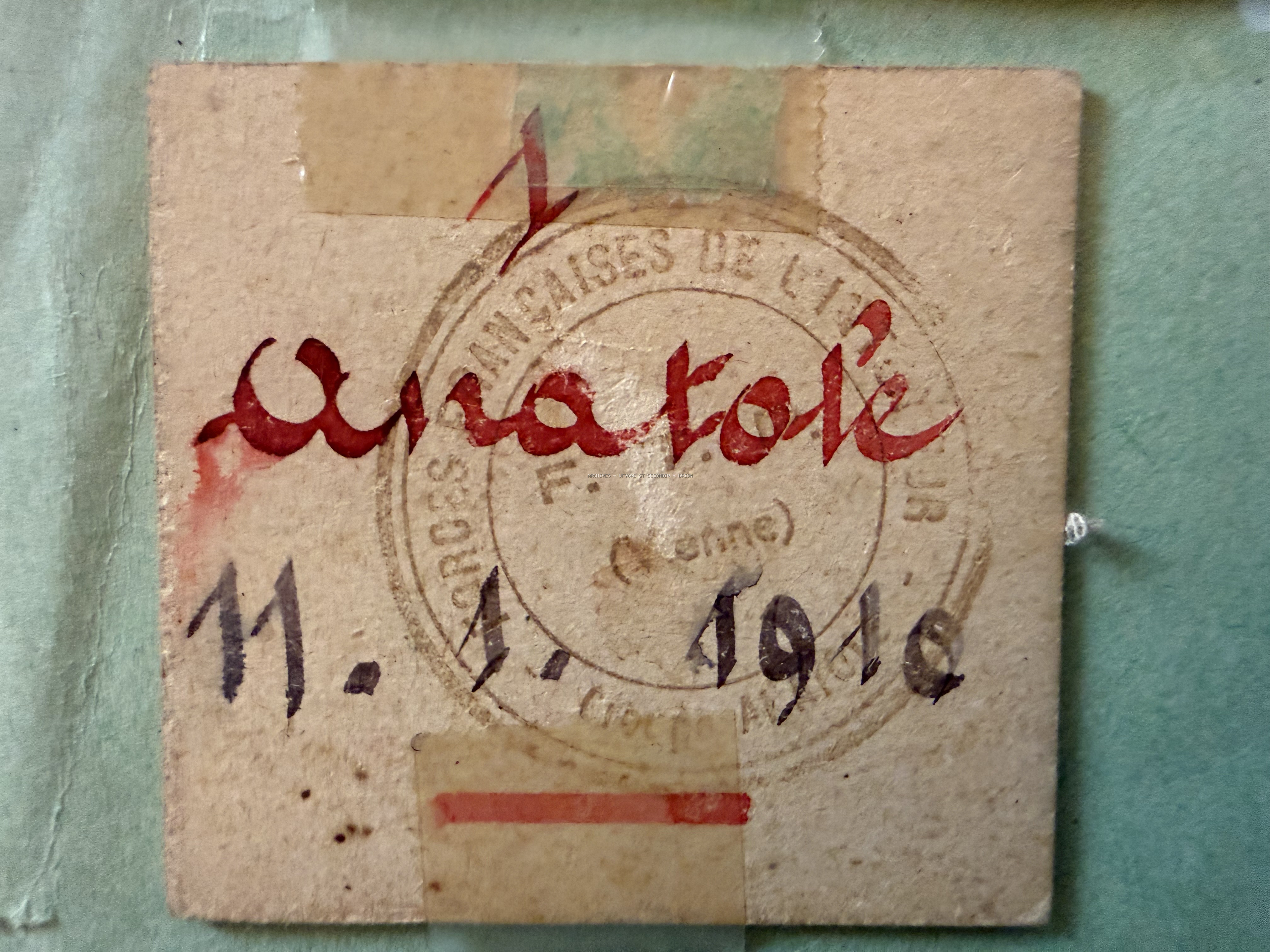 Carte identification Anatole
